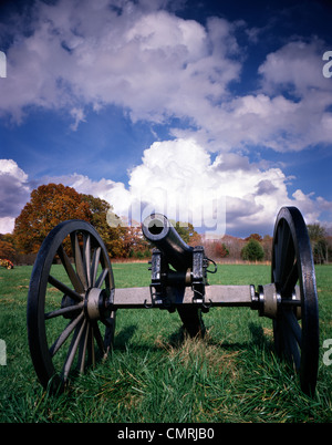 1980 GUERRE CIVILE CANNON PEA RIDGE NATIONAL MILITARY PARK PEA RIDGE, ARKANSAS USA Banque D'Images