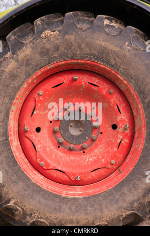 Pneu Pneus grand tracteur Banque D'Images