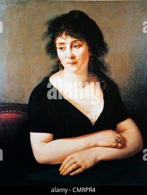 Portrait de madame Bruyere, Antoine-Jean Gros, huile sur toile Banque D'Images