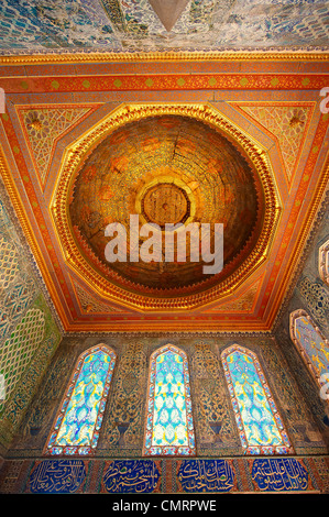 Pouf. conçu chambres du Prince dans le Harem du Palais de Topkapi, Istanbul, Turquie Banque D'Images