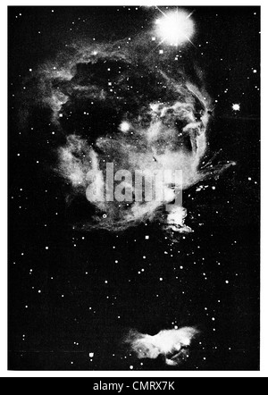 1919 Great Nebula in Orion région Huyghenian Banque D'Images