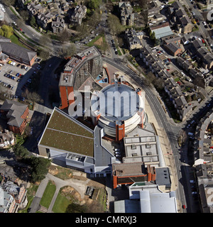 Vue aérienne du centre de congrès Harrogate, Centre de conférences Banque D'Images