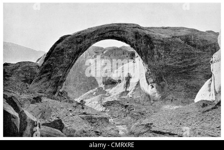 1923 Pont Rainbow Canyon Monument Valley Navajo Mountain Banque D'Images