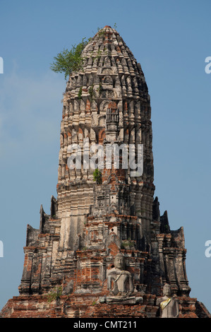 Thaïlande, Bangkok, Wat chaiwatthanaram. ayutthaya monastère bouddhiste. Banque D'Images