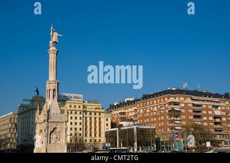 La Plaza de Colon, Columbus square Madrid Espagne Europe Banque D'Images