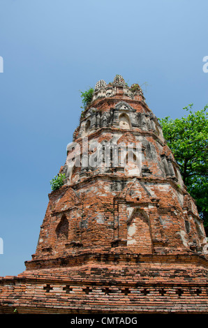 La Thaïlande, ayutthaya. Wat Mahathat (aka Wat Maha That) a été l'historique royal monastery et remonte à 1374. Banque D'Images