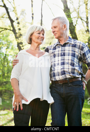 Romantic senior couple Banque D'Images
