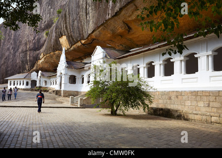 Sri Lanka - Buddish Cave Temple Dambula, Kandy province, Site du patrimoine mondial de l'UNESCO Banque D'Images