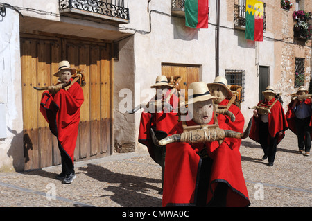 Fête médiévale de HITA .Province de Guadalajara .l'Espagne. Banque D'Images