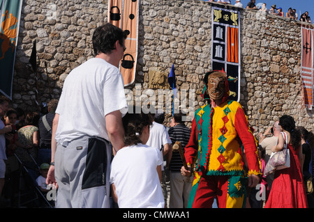 Fête médiévale de HITA .Province de Guadalajara .l'Espagne. Banque D'Images