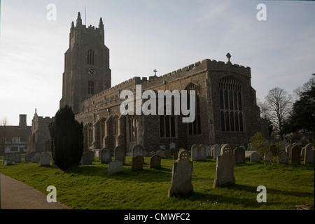 Église paroissiale Saint Mary Stoke by Nayland, Suffolk, Angleterre Banque D'Images