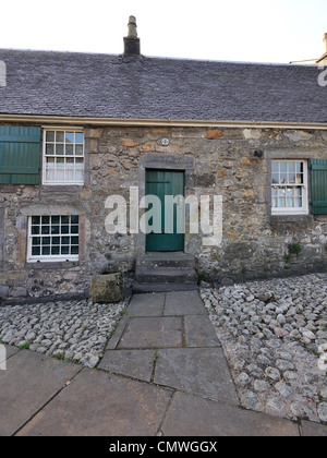 Maison de tisserands restaurée dans le village de Kilbarchan, Écosse, Royaume-Uni, Europe Banque D'Images
