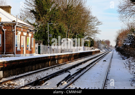 3707. Gare à la east Sturry, Sturry, Canterbury, Kent, UK Banque D'Images