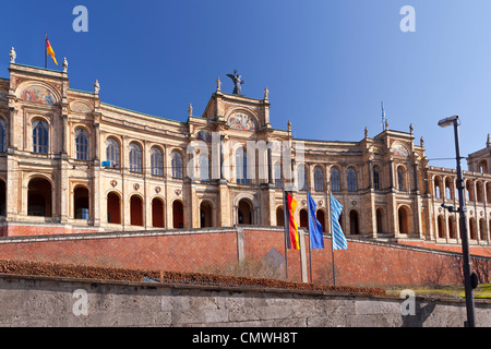 Maximilianeum à Munich, Bavaria, Germany, Europe Banque D'Images