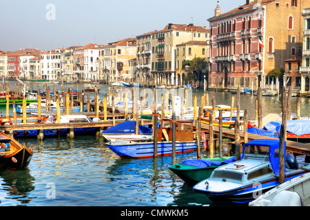 Grand Canal, Venice, Veneto, Italie Banque D'Images