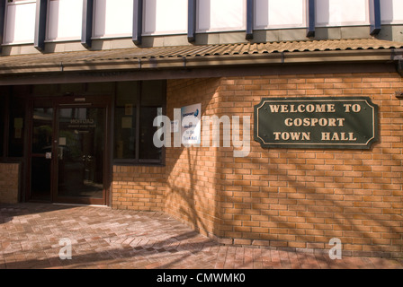 Mairie, Gosport, Hampshire, Royaume-Uni. Banque D'Images