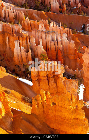 - Formations de roche, Hoodoos à Sunset Point, Bryce Canyon National Park, Utah USA Banque D'Images