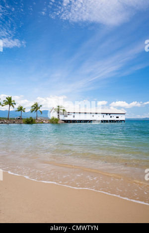 Sucre historique Quai. Port Douglas, Queensland, Australie Banque D'Images