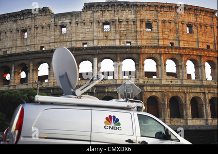 Réseau cnbc véhicule SNG Banque D'Images