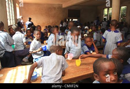 Les écoliers, Ukanda Afrique Kenya Banque D'Images