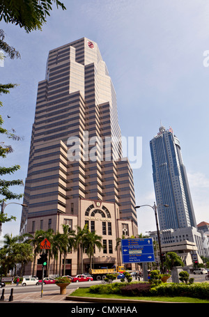 Haute tour de banque publique à Kuala Lumpur, Malaisie Banque D'Images