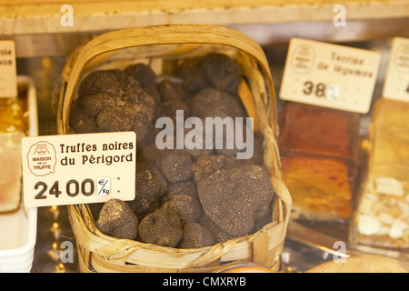 Paris France Place la Maleine Maison la truffe boutique gastronomique Banque D'Images