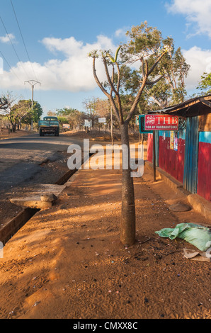 La route de ramena, près de Diego Suarez (Antsiranana), au nord de Madagascar Banque D'Images