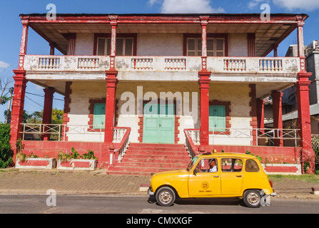 L'architecture coloniale typique de Diego Suarez (Antsiranana), au nord de Madagascar Banque D'Images