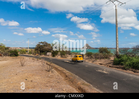 La route de ramena, près de Diego Suarez (Antsiranana), au nord de Madagascar Banque D'Images