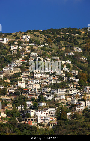 Village de Makrinitsa, Pelion Mountain, magnésie, Thessalie, Grèce Banque D'Images