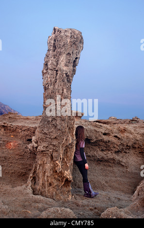 La forêt pétrifiée de Cavomalias (Cap Maleas), près de la ville de Neapolis, Vatika, Laconie, Péloponnèse, Grèce Banque D'Images