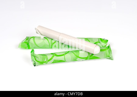 Tampons isolated on white Banque D'Images