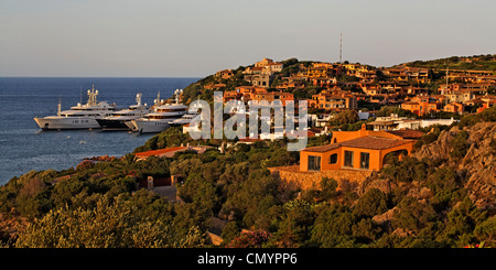 Italie Sardaigne Costa Smeralda Porto Cervo Banque D'Images