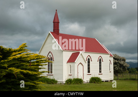 Burnside Église près de Pirinoa dans le sud de la région de Wairarapa sur l'île du nord de la Nouvelle-Zélande. Banque D'Images