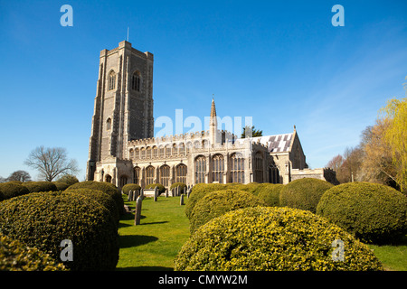 St Pierre et St Paul's Church, Lavenham, Suffolk, UK Banque D'Images