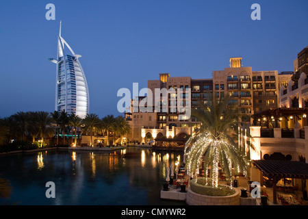 Burj al Arab, Medinat Jumeirah Hotel, Dubai UAE Banque D'Images