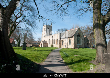 Saint Mary's Church, Kippax Banque D'Images