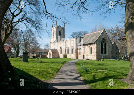 Saint Mary's Church, Kippax Banque D'Images