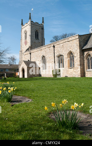 Saint Mary's Church, Kippax Banque D'Images