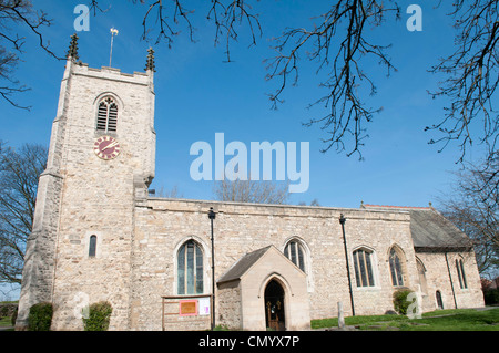 Saint Mary's Church, Kippax Banque D'Images