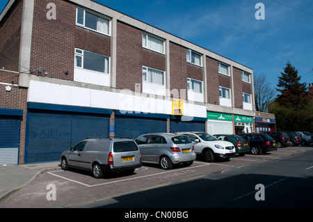 Boutiques et établissements commerciaux ; High Street, Kippax Banque D'Images