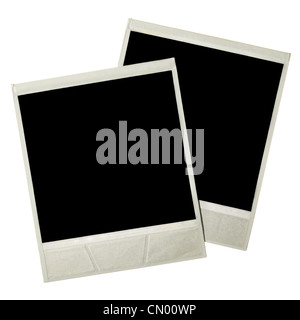 Cartes photo isolated over white background Banque D'Images