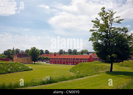 Partie de Kastellet - la citadelle fortification à Copenhague, Danemark. Banque D'Images