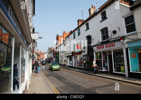 King Street, Southwell, Nottinghamshire, Angleterre, RU Banque D'Images