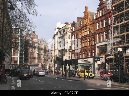 Brompton Road Knightsbridge Londres Banque D'Images