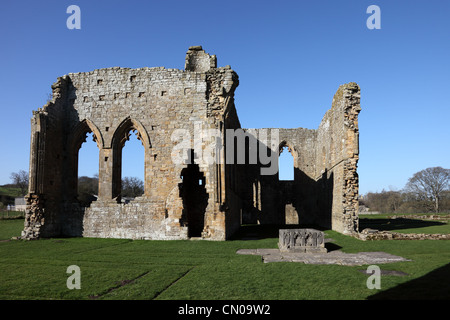 Les vestiges de l'abbaye Egglestone près de Barnard Castle County Durham UK Banque D'Images