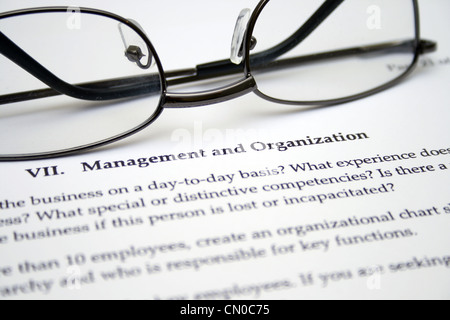 Gestion et l'organisation Banque D'Images