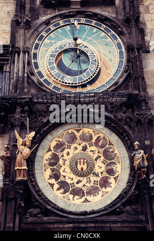 Horloge astronomique de Prague Banque D'Images