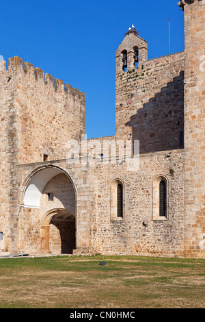 Flor da Rosa monastère. Knights Hospitaller appartenait à l'Ordre de Malte (aka). Pousada de Portugal / Auberge historique du Portugal. Banque D'Images