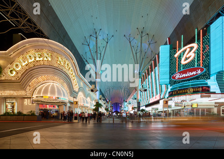 Fremont Street, Las Vegas Banque D'Images